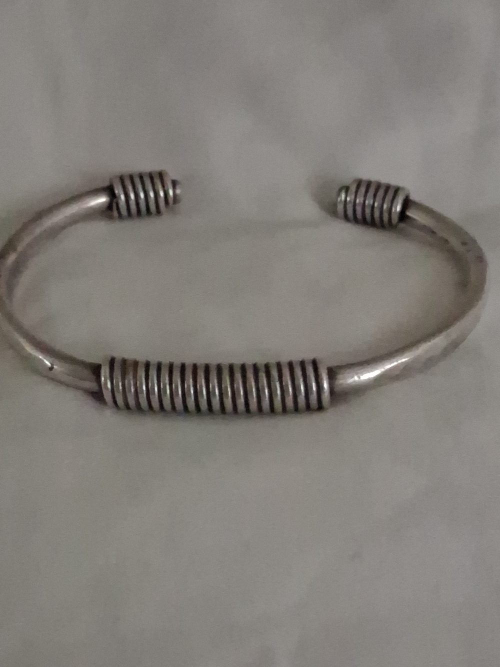 Retired James Avery Kalahari Men's Coil Accent Cuff Bracelet